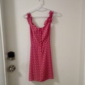 Aritzia Sunday Best Red Floral Dress